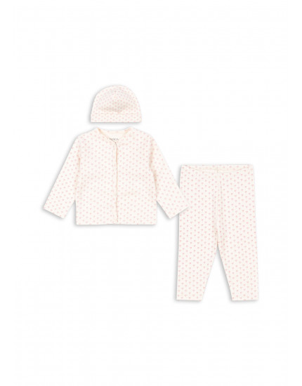 Bello Newborn Set Punto Rosa 0-1M