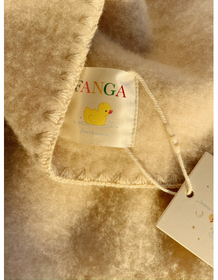 Erba Wool Fleece Baby Blan Oatmeal 8