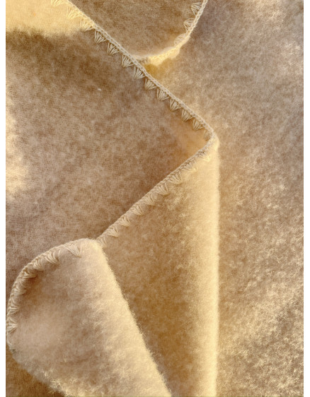 Erba Wool Fleece Baby Blan Oatmeal 7