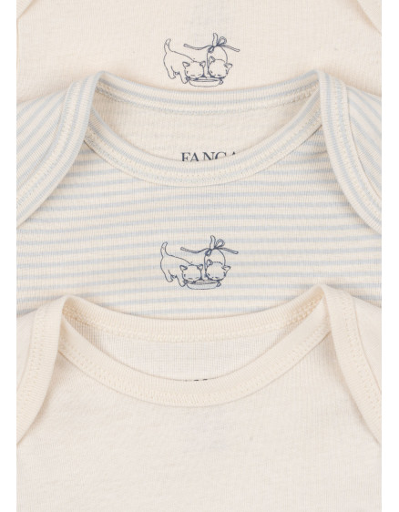 Fio Stripe 3 Pack Body Blue Mix 4