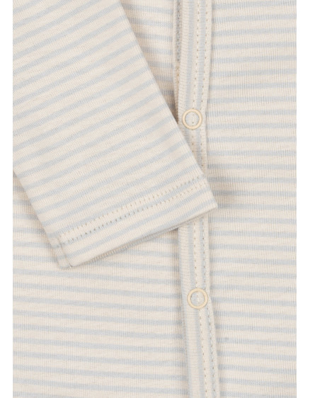 Fio Onesie Tea Stripe Gray 2