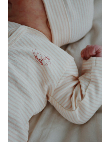 Fio Onesie Tea Stripe Cameo 5