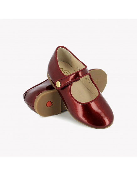 Shoes Daisy Baby Vernis Rubis 3