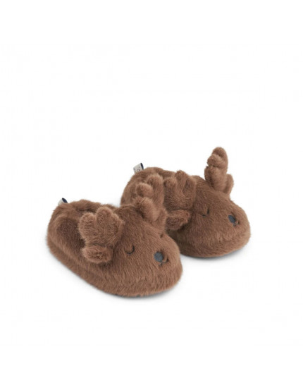 Aviaja Reindeer Slippers Pecan