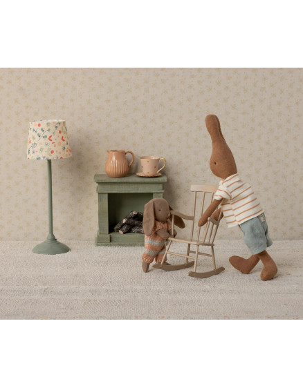 Rocking Chair Miniature Dark Sand 2
