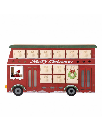 Edward Calendar w/light Red One Size