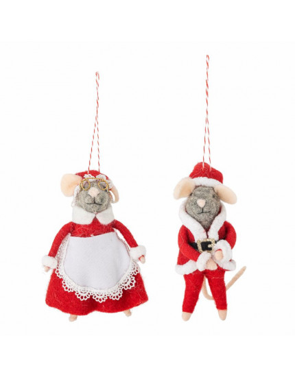Peo Ornament Red Set Mini One Size