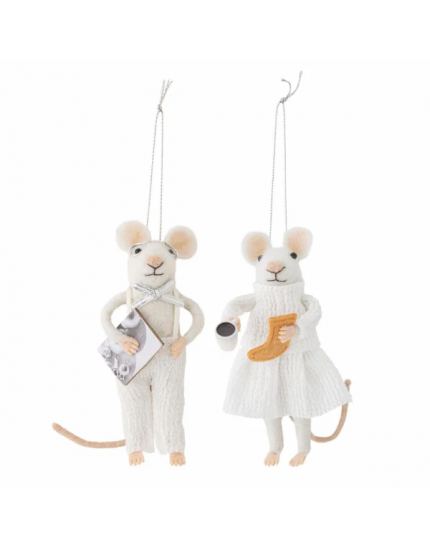 Peo Ornament White Set One Size