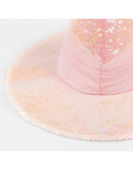 Pink Sequin Witch Hat 3