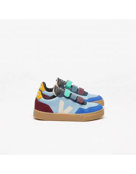 V-90 Leather Veja X Milk Steel Pierre 4