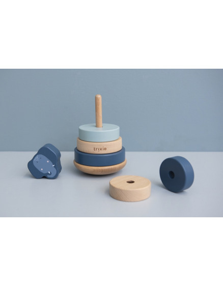 Wooden stacking toy Mrs. Elephant 2