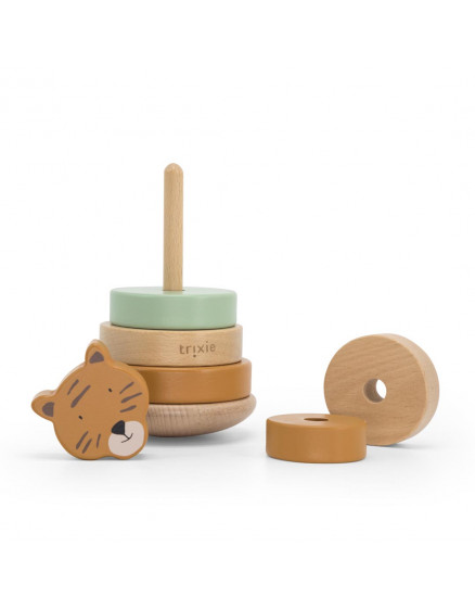 Wooden stacking toy Mr. Tiger 2