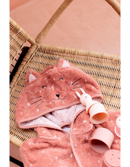 Hooded towel 75x75cm Mrs. Cat  5