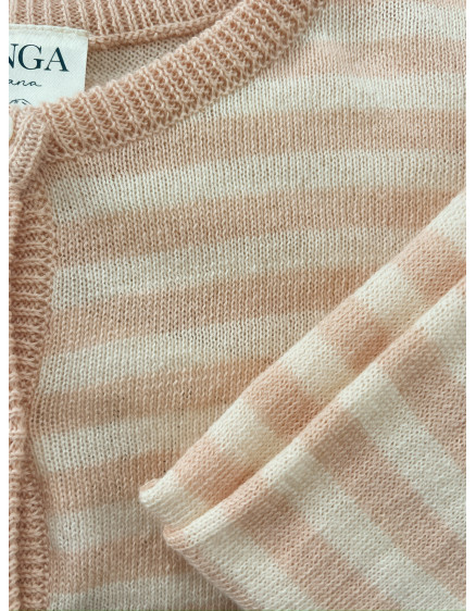 Venti Knit Cardigan Cameo Rose 5