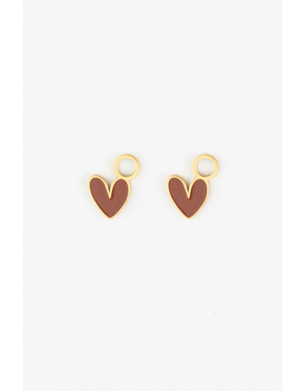 Charms Organic Heart Pair One Size