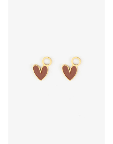 Charms Organic Heart Pair One Size