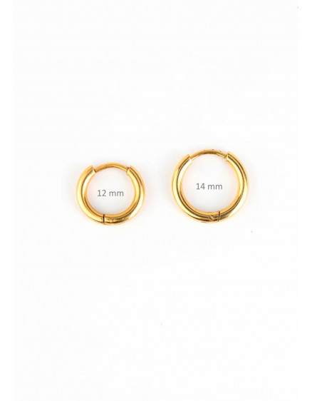 Essential Hoops Gold 12 mm 5