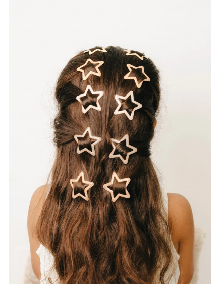 Glitter Starlight Hair Clips Multicolor 4