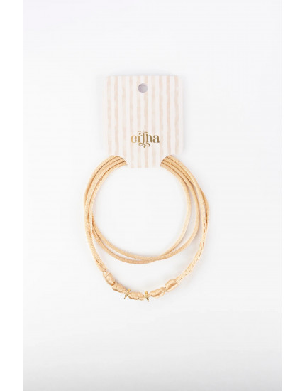 Make Your Necklace Soft Peach 2 Charm One Size