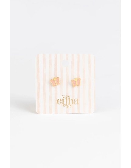 Studs Earrings Butterfly Kiss One Size