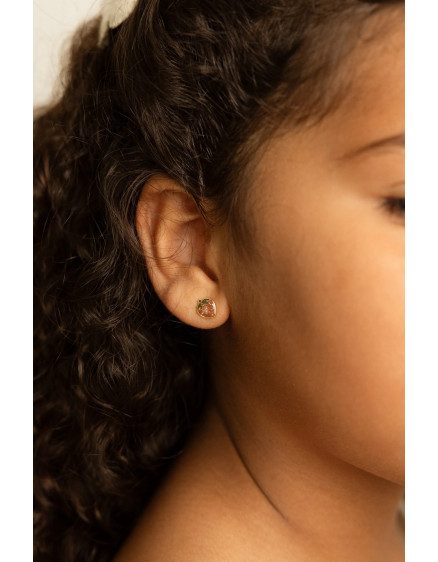 Studs Earrings Glitter Strawberrie 3