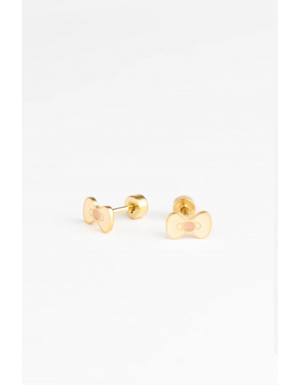 Studs Earrings Little Bowtie 2