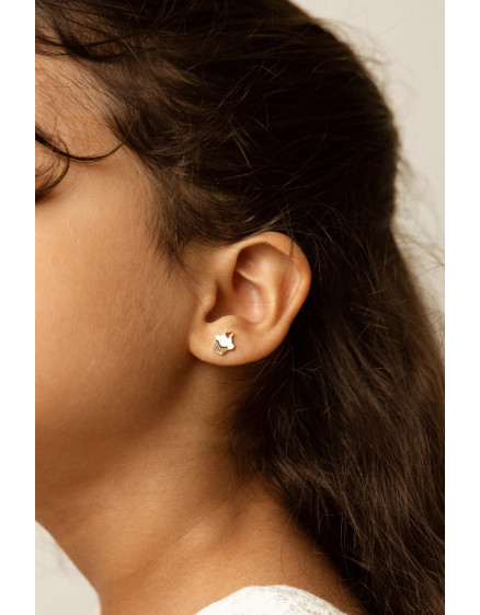 Studs Earrings Love Muffin 3