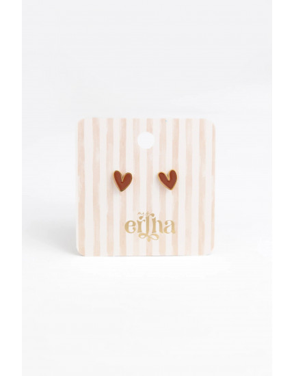 Сережки Studs Organic Heart