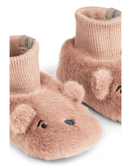 Beth Bear Plush Slipper Pale Tuscany 3