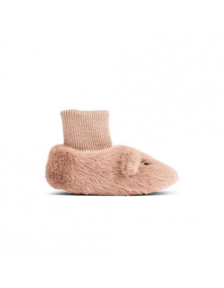 Beth Bear Plush Slipper Pale Tuscany 4