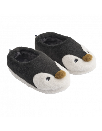 Aviaja Penguin Slippers Dark Grey