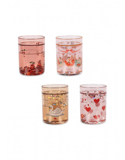Glitter Cup Rose Multi One Size
