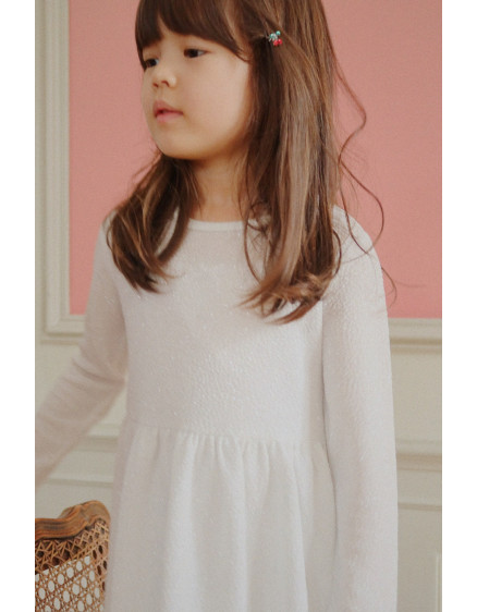 Lola Dress White Glitter 2