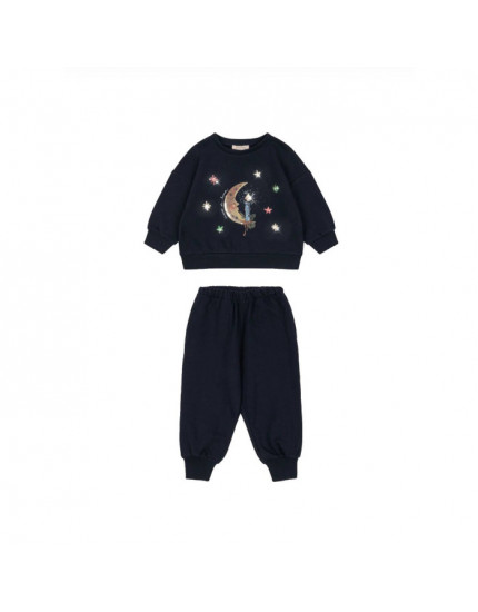 Loupy Lou Sweat Dark Navy Set 18M
