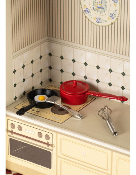 My Tiny Kitchen Green Check 5