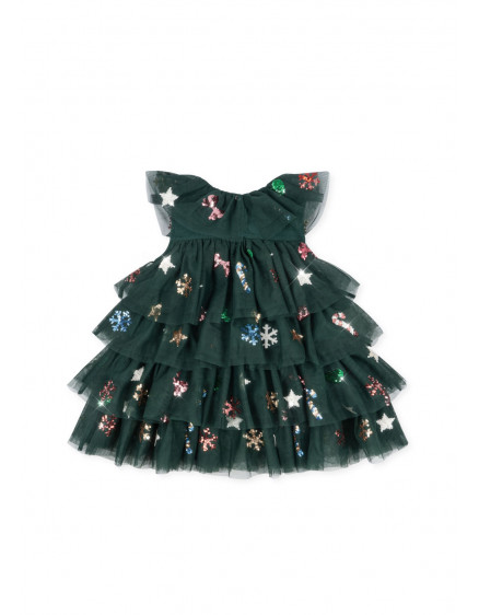 Yvonne Christmas Dress Hunter Green 5