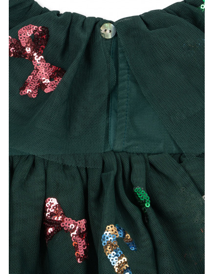 Yvonne Christmas Dress Hunter Green 4