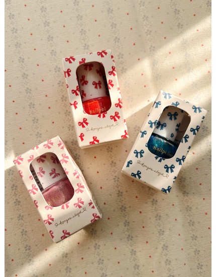 Twinkle Peel Off Nail Art Amour Pink