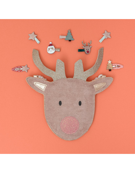 Santa & Rudolph Mini Clic Clacs 6