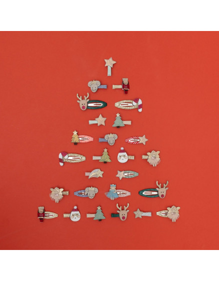 Santa & Rudolph Mini Clips 2
