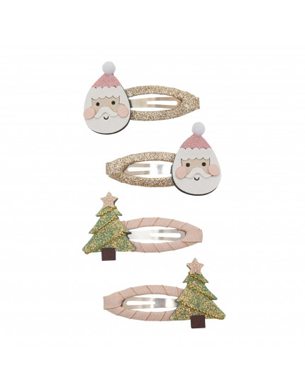 Santa & Christmas Tree Clic Clacs One Size