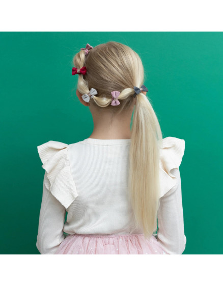 4 х Заколки Christmas Velvet Bow 2