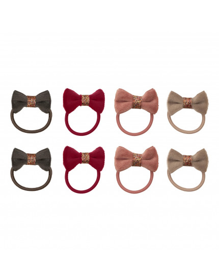 8 х Резинки Christmas Velvet Bow