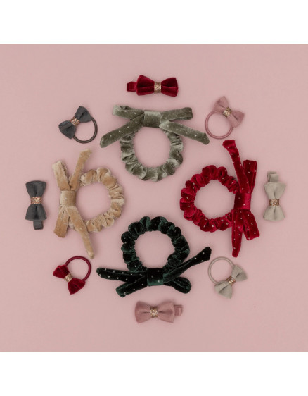 Christmas Velvet Bow Mini Ponis 2