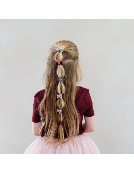 Christmas Velvet Bow Mini Ponis 3