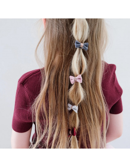 Christmas Velvet Bow Mini Ponis 4