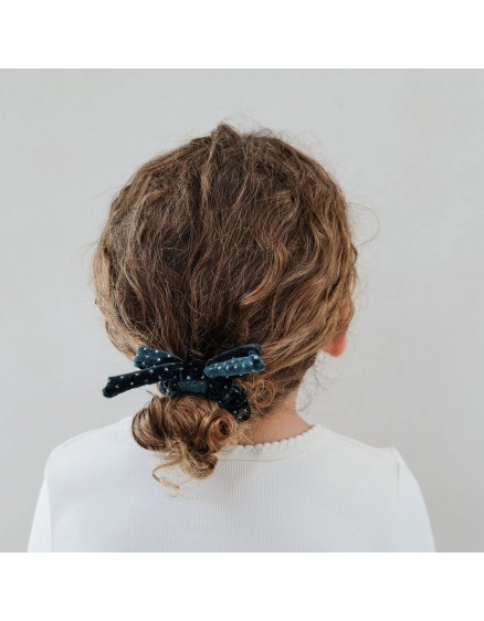 Christmas Velvet Bow Scrunchies 2