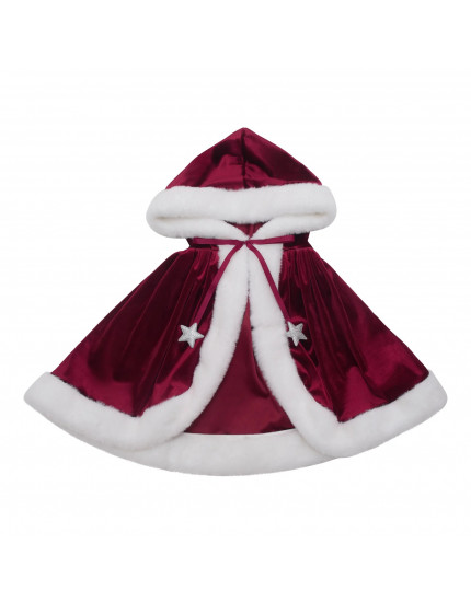 Mrs Claus Cape Red One Size