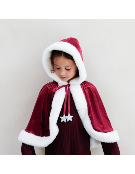 Mrs Claus Cape Red 6