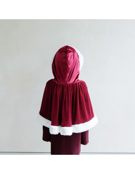 Mrs Claus Cape Red 4